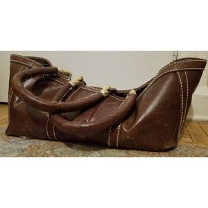Vintage Handmade Leather Large Bag